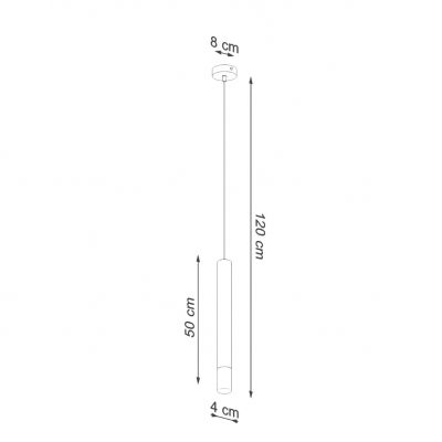 Sollux Lampa wisząca WEZYR 1 biała (SL.0957)